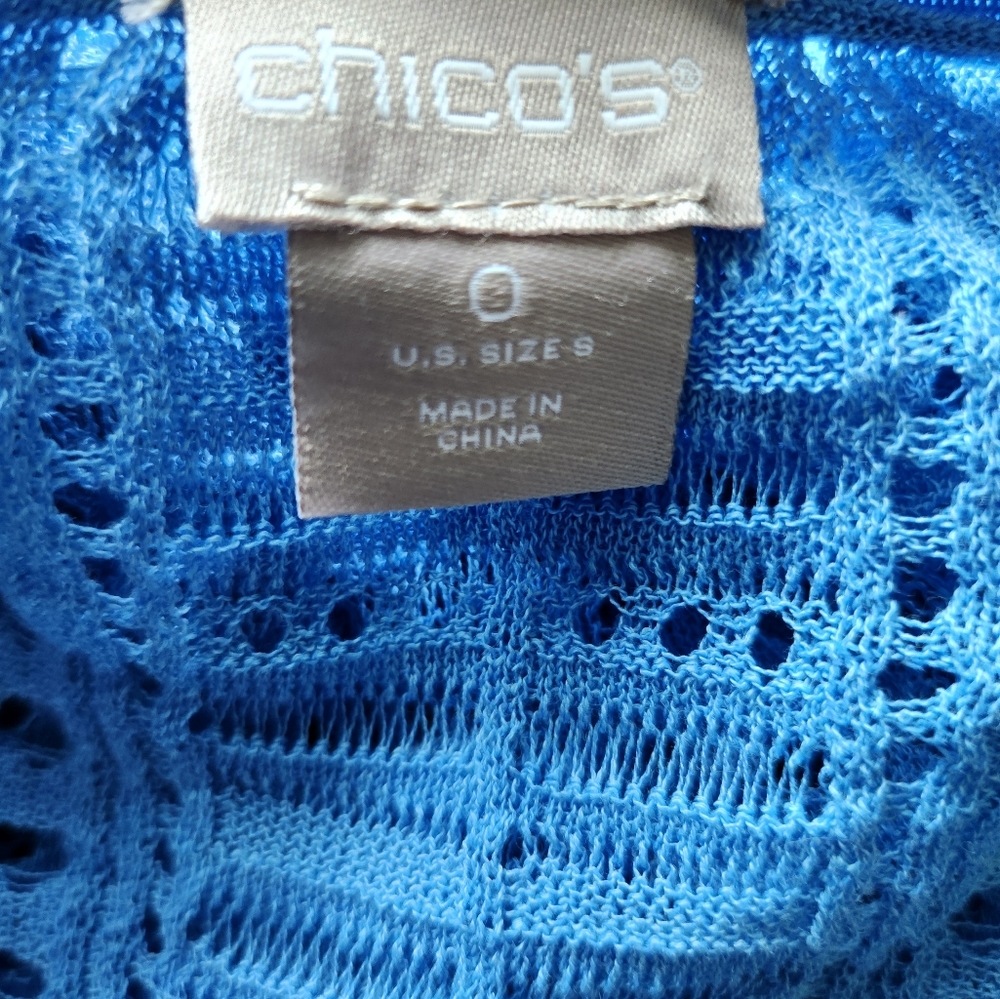 CHICO'S size 0/ small. Lightweight summer sweater/ layering piece. - Picture 10 of 10